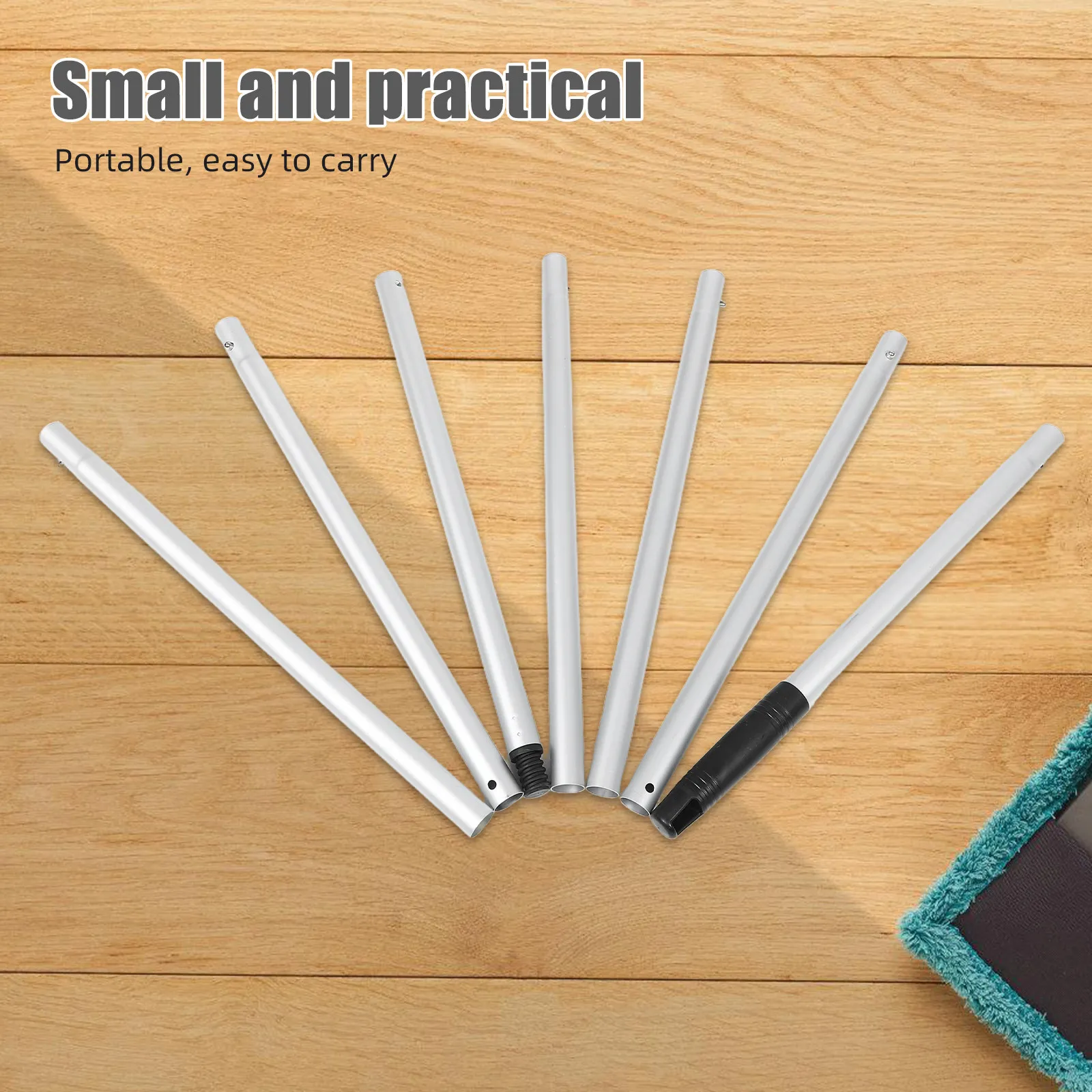 1Set Telescopic Light Bulb Changer Pole Adjustable 7-Section Extension High Ceiling Bulb Remover Tool Lightweight Portable