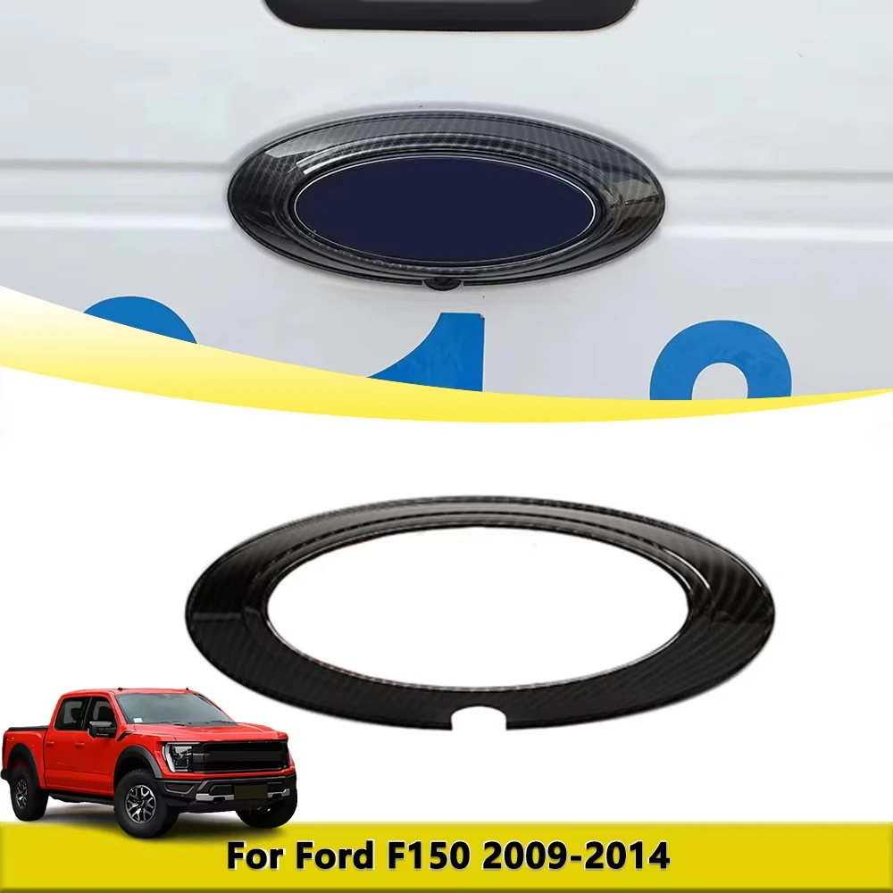

Rear Trunk Back Emblem Badge Decoration Ring Cover Trim for Ford F150 Raptor 2009-2014 Logo Sticker Car Exterior Accessories