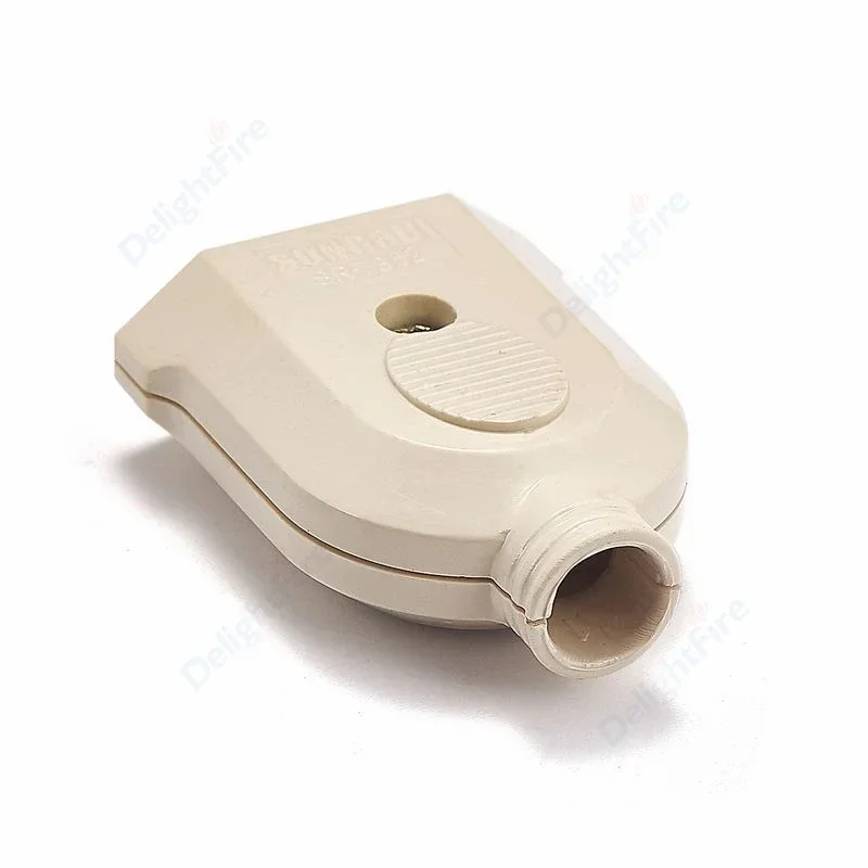 EU Plug Adapter 2 Pin AC Electric Power Male Female Replacement Rewireable Socket Outlet Wire Plug Extension Cord Connector