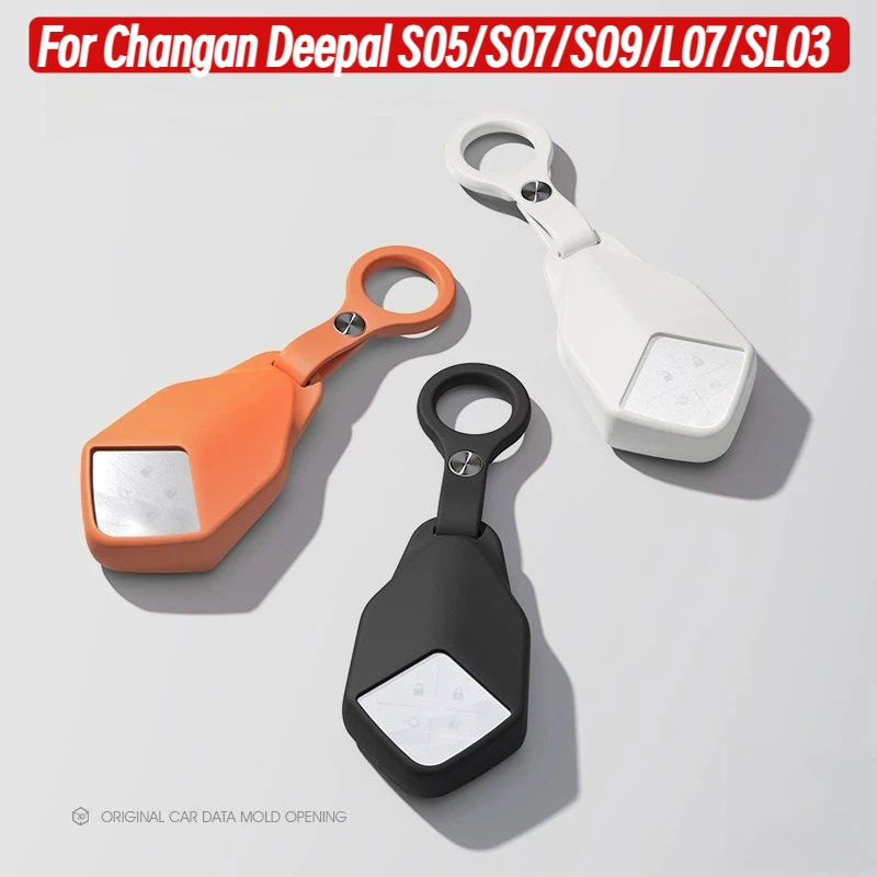 For Changan Deepal S05/S07/S09/L07/SL03 Car Key Cover Silicone Protective Shell Case Waterproof Soft Remote Control Protection