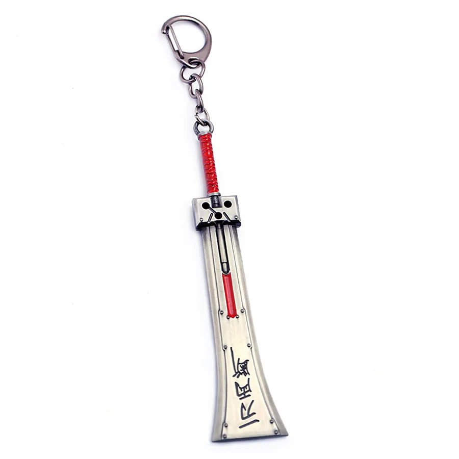 FF7 Cloud Strife Buster Sword Keychain Pendant Keyring Cosplay Accessories