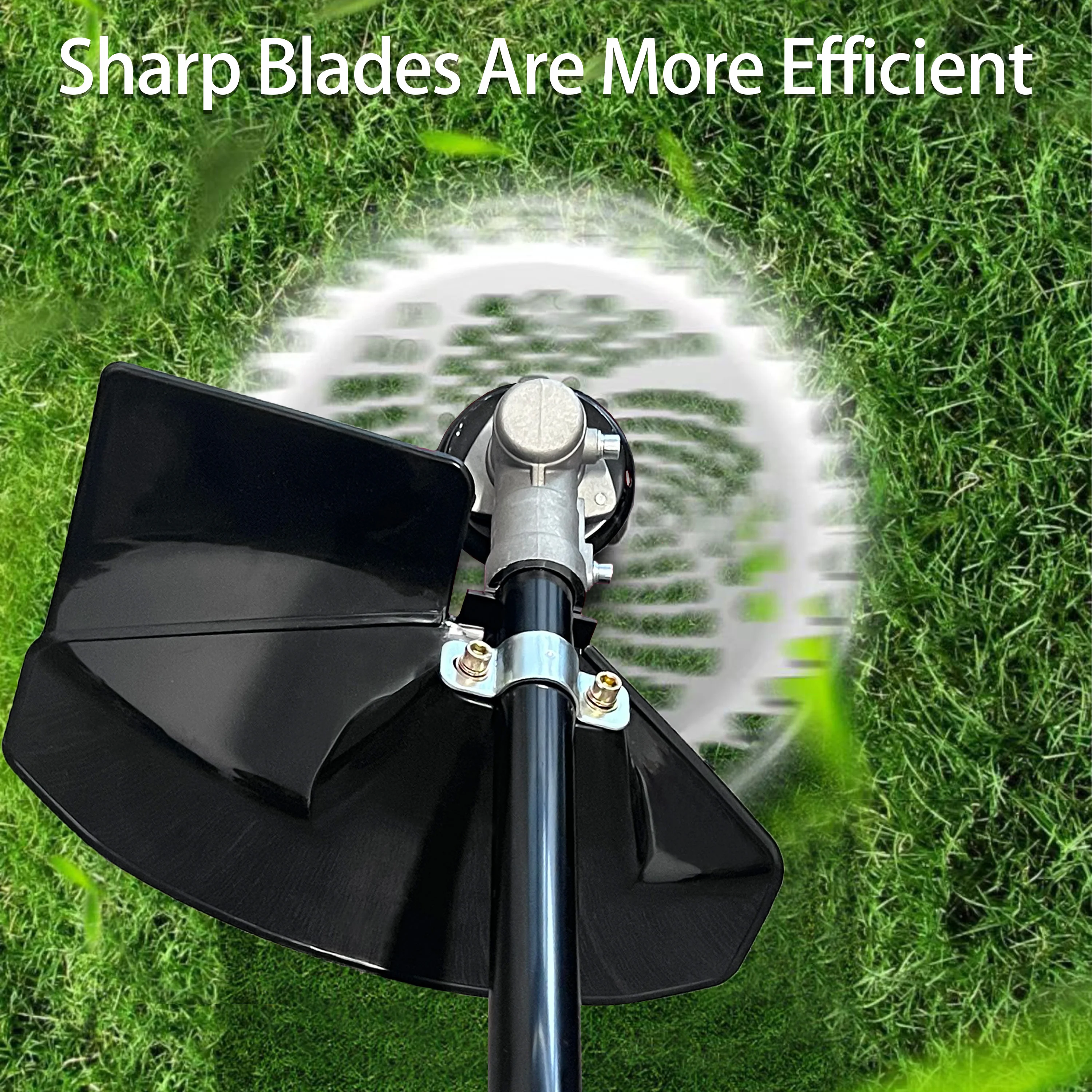 Portable Grass Trimmer Green Electric Brush Cutter Cordless Lithium Battery Powered String Trimmer