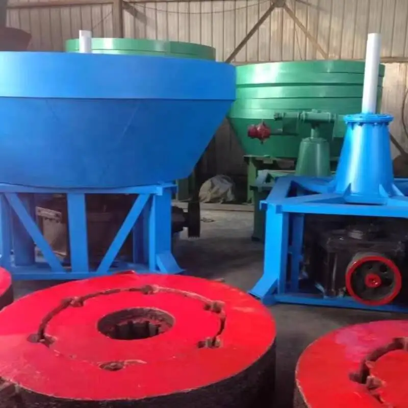 Hot Sale Africa 1200 Round Mill Gold Grinding Wet Pan Mill hine for Mining Ore