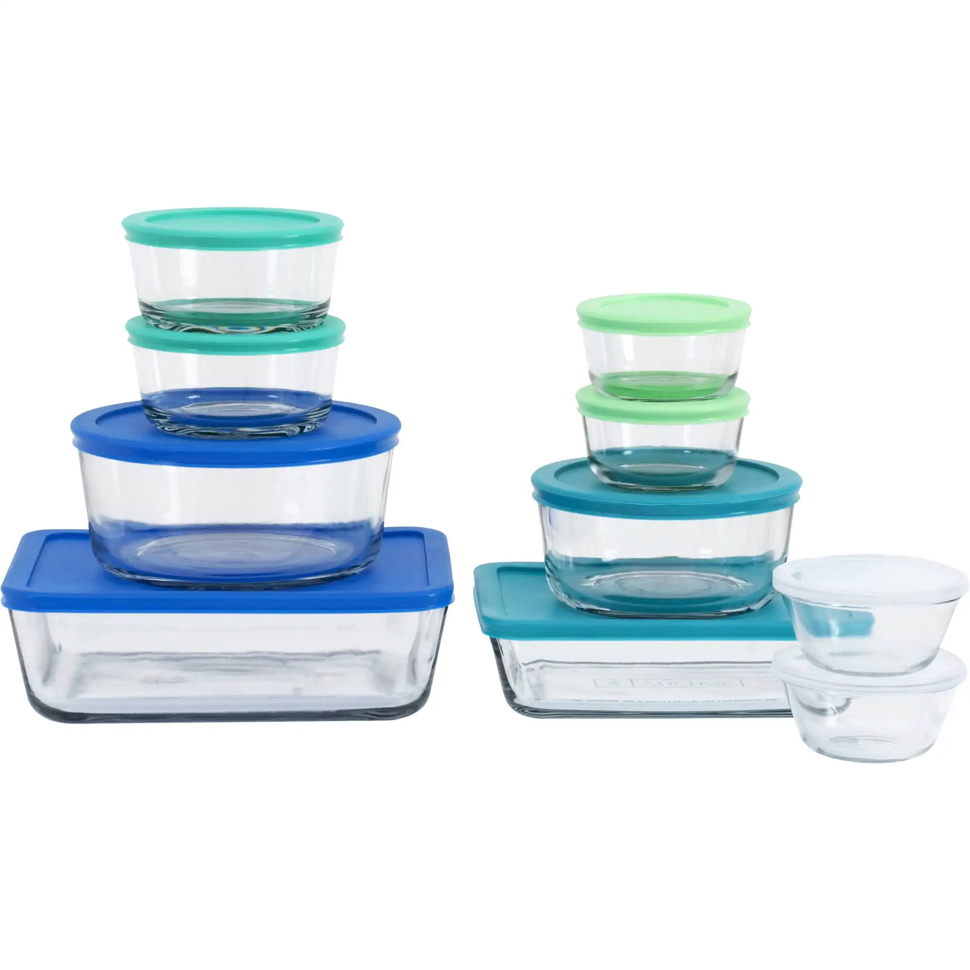 

Bake and Store Clear Food Storage Glassware Set, 20-Piece Set