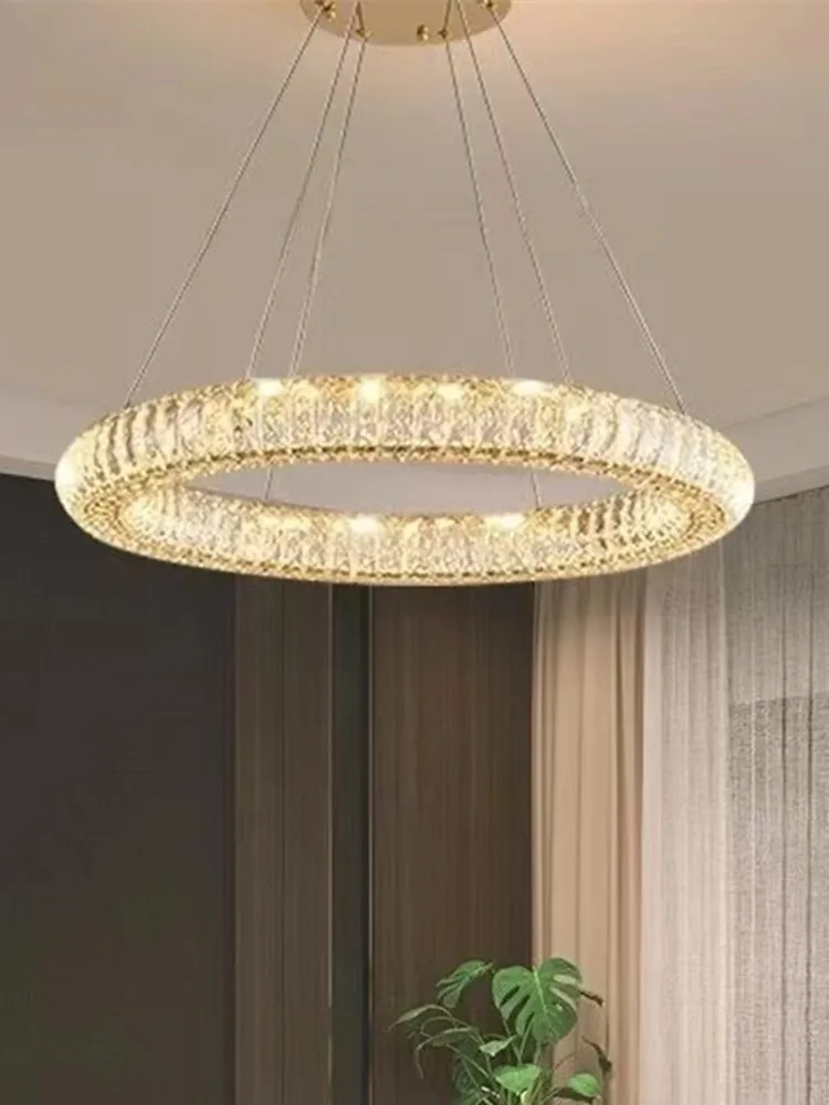 Crystal Pendant Lamp Lighting Hotel Livingroom Bedroom Canteen