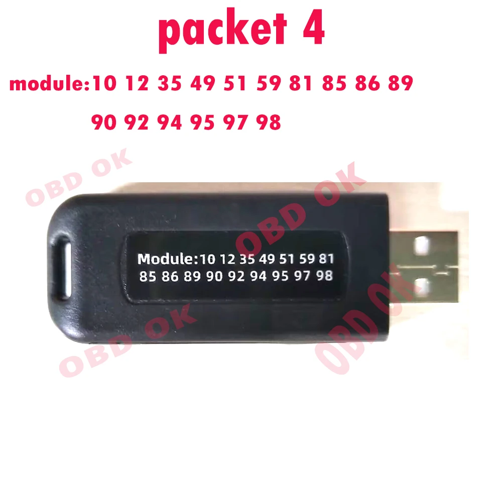 

Packet4 for J2354 67 in1 USB Dongle V1.20 V1.21 Modules Work For Many ECU Programmer for PCM-master PCM Tool EEPROM FOR Master