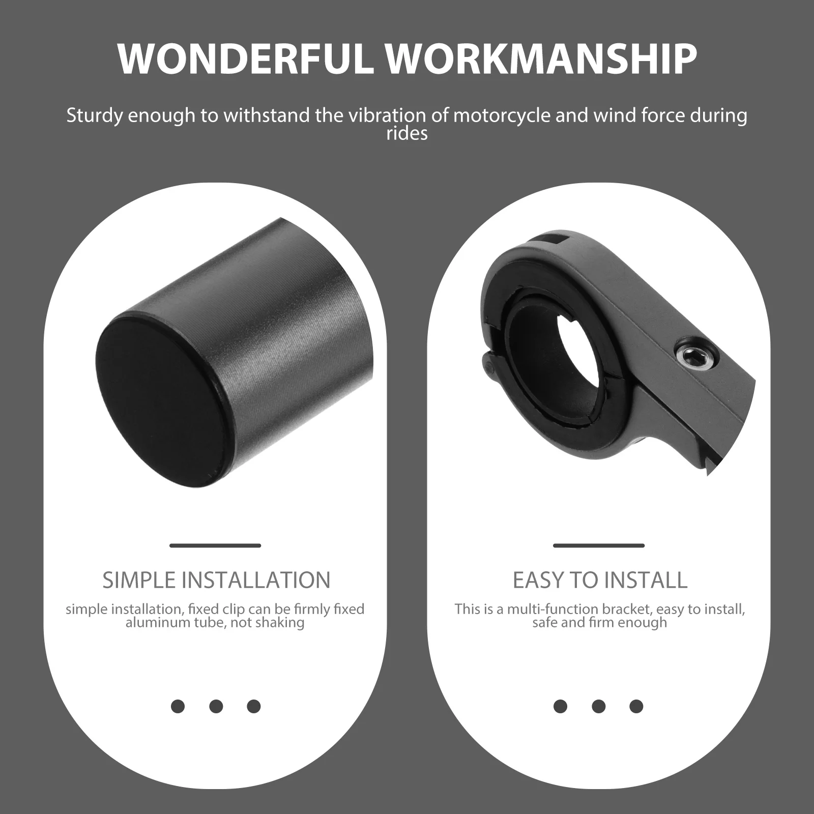 

1Set Bike Extension Bracket Multi-Function Alloy Handlebar Extender Sturdy Rack for Cycling Convenient Use Bike Accessory