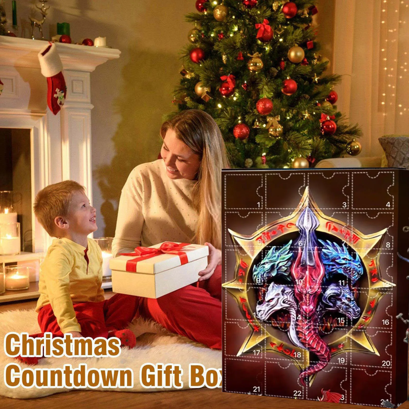 Christmas Countdown Adventure Game And Advent Calendar 24 Countdown Toy 3 Minute Timer with Sound