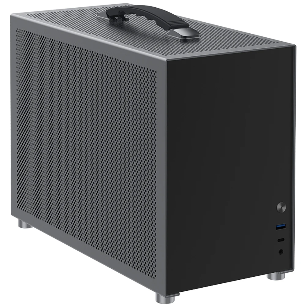 

ZZAW D3 Desktop MATX PC Case Full Aluminum Computer Case Chassis Supports MATX/ATX/SFX Power Supply &280 Water Cooling