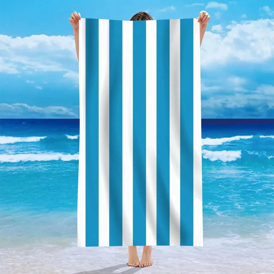 Why the Blue Stripe Print Microfiber Beach Towel from Walmart Is the Ultimate Summer Essential