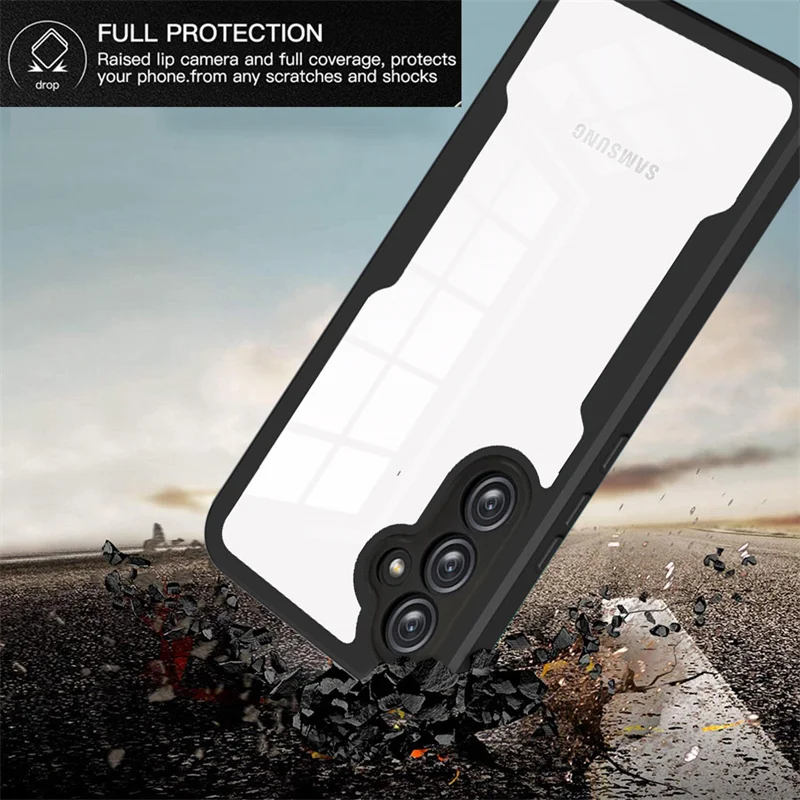 For Samsung Galaxy A54 5G A546B Case Innovative Buckle Design 360 Full Protection Double Sides Cover Case for Samsung A54 5G