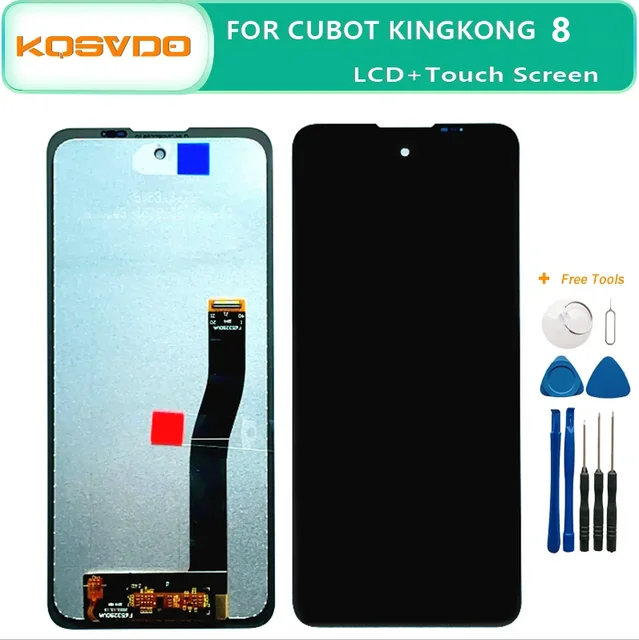 Nowy oryginalny ekran dotykowy LCD do Cubot King Kong 8 King Kong 9pro Wyświetlacz mocy Części zamienne + bezpłatne narzędzie do demontażu