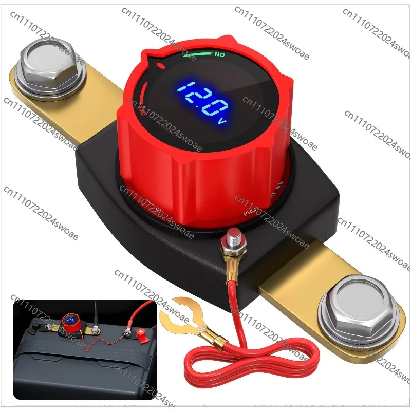 12-48 VDC Automotive Battery Disconnect Switch, Power Cut Off Dual Battery Selector Switch, Suitable for Battery Vehicles