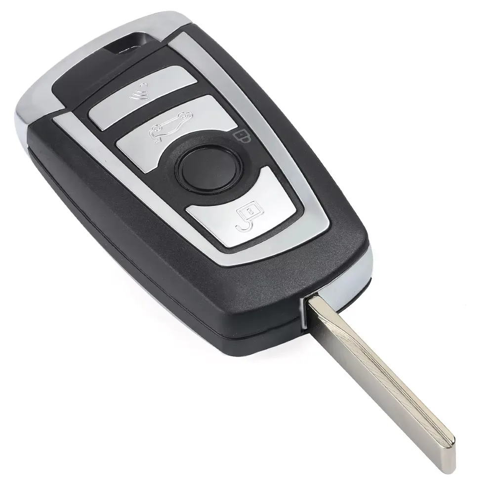 Keyecu For BMW CAS2 5 Series E46 E60 E83 E53 E36 E38 Modified Flip Remote Car Key Fob 315LP 315MHz 433MHz 868MHz With ID46 Chip