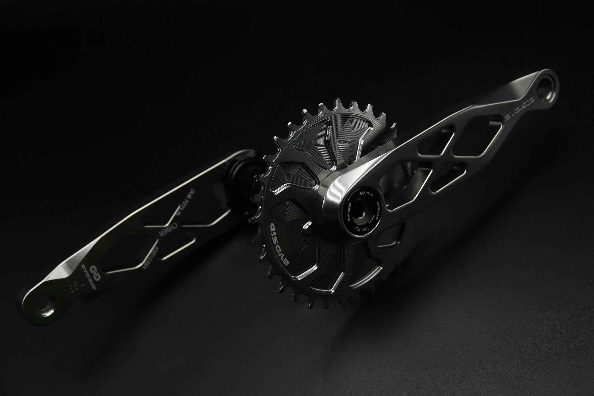 EVOSID 3 Nägel MTB-Fahrradkettenblatt, vollständig geschlossener 3 mm versetzter Adler, schmaler breiter Kettenblatt für SRAM DM 32T 34T 36T 38T – Detail 9