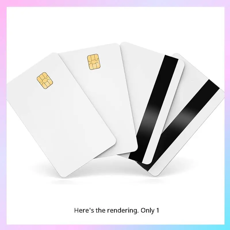 Cartão Java JCOP com chip AB25-J3R150 - Cartões Java JCOP4 com chip de interface dupla não usado, com função EMV, 1 pacote