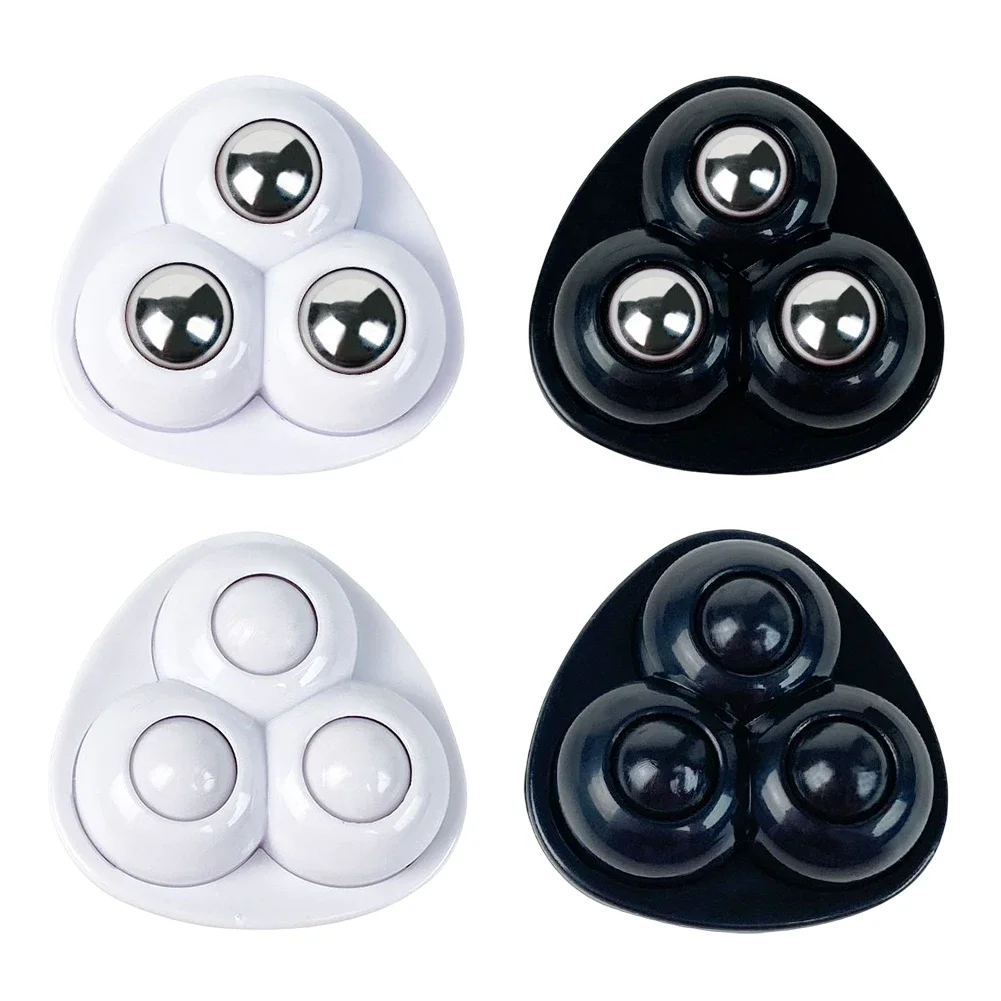 4Pcs Mini Caster Wheels 360 Degree Free Rotation Universal Wheel Sticky Pulley Rotating for Home Storage Box Trash Can