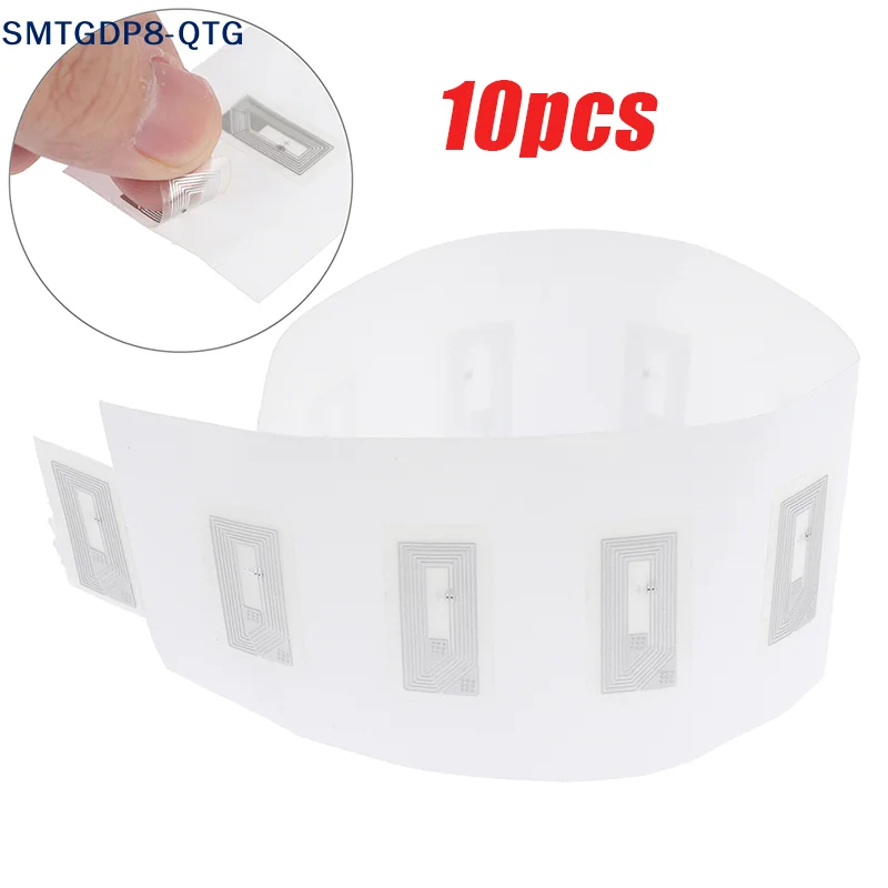 

NEW 10Pcs NFC Chip Ntag213 Sticker Wet Inlay 2*1cm 13.56MHz RFID NTAG213 Label Tag