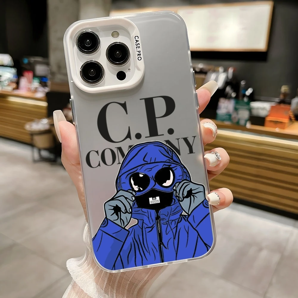 Paul Mask Male Suitable For IPhone 16 15 14 13 12 11 Pro Max Mini X XR XS Max Anti Drop Phone Case Phone Case Colored Silver