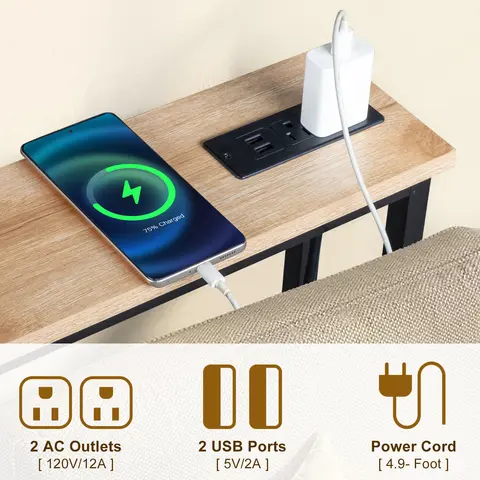 8 best sales लिविंग रूम के लिए कंसोल टेबल - №5