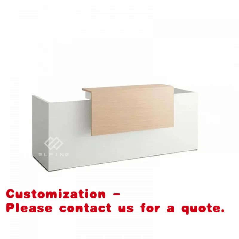 

custom.White Glossy Modern Design Marble Display Curved Reception Desk