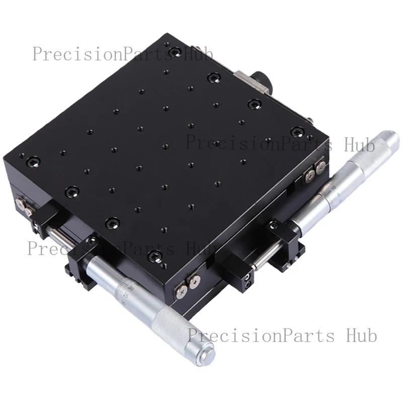 XY Axis Displacement Platform Precision Fine Adjustment Optical Mobile Manual Cross Slide Table SEMY40/60/80AS Worktable