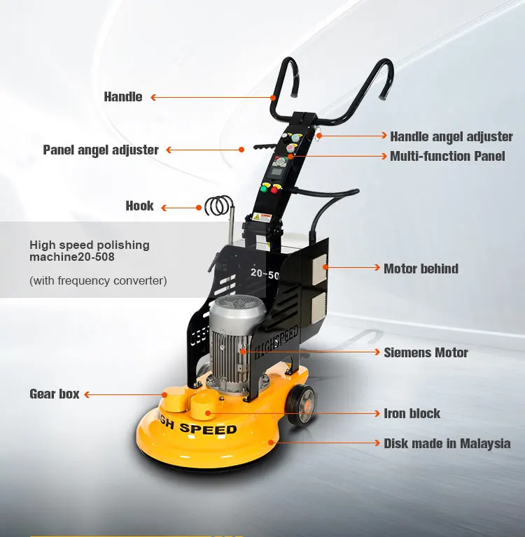 

Brand New 20 Inch High Speed Polishing Machine for Marble and Granite