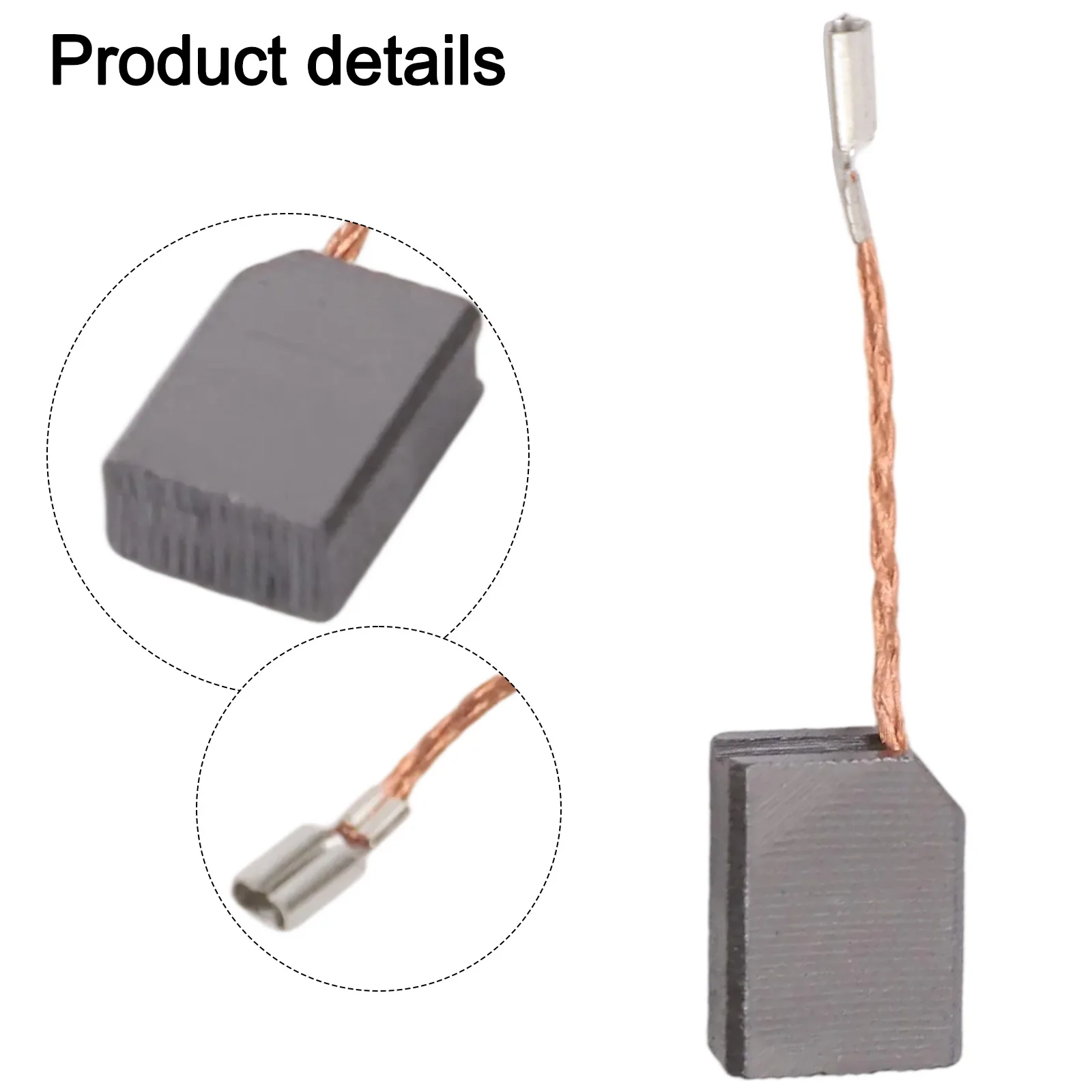 Power Tool Repair Carbon Brushes Power Tool Accessories Adapter Electric Tool Components 20pcs Set 6x11x15mm Size