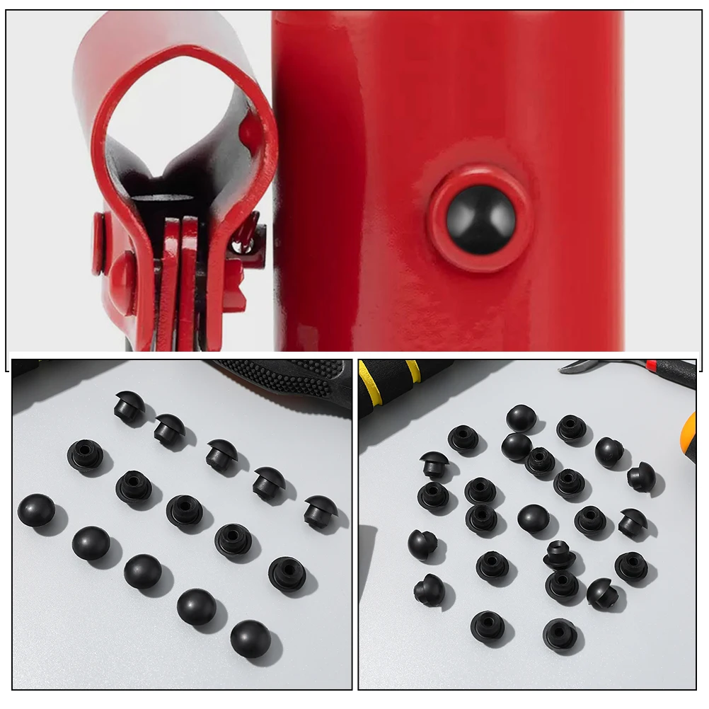 

55pcs Rubber Jack Plug Hydraulic Oil Filler Bung Easy Install Repair Replacement Oil Reservoir Hole Sealing Compatible Floor