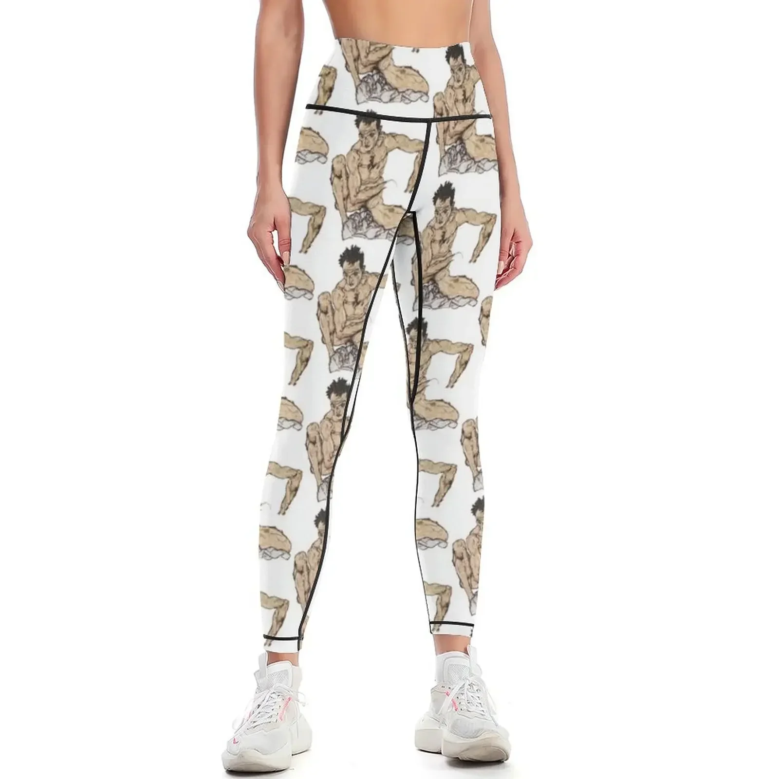 

EGON SCHIELE Leggings fitness set gym sports for push up sport legging Sportswear woman gym Womens Leggings