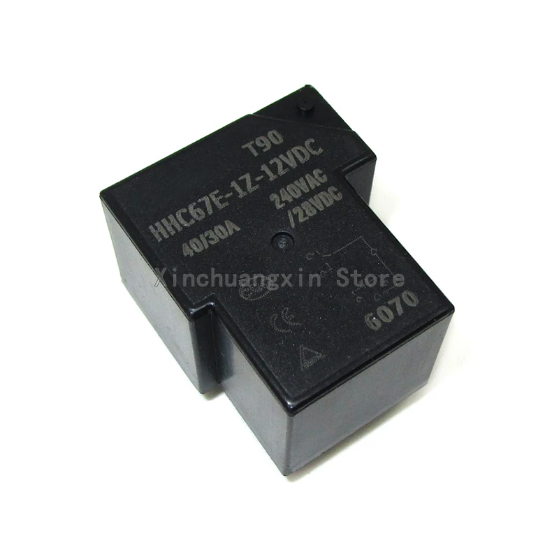 1PCS Original NNC HHC67E-1Z-12VDC 40A/30A 12VDC 5/6-pin set of conversion power relay