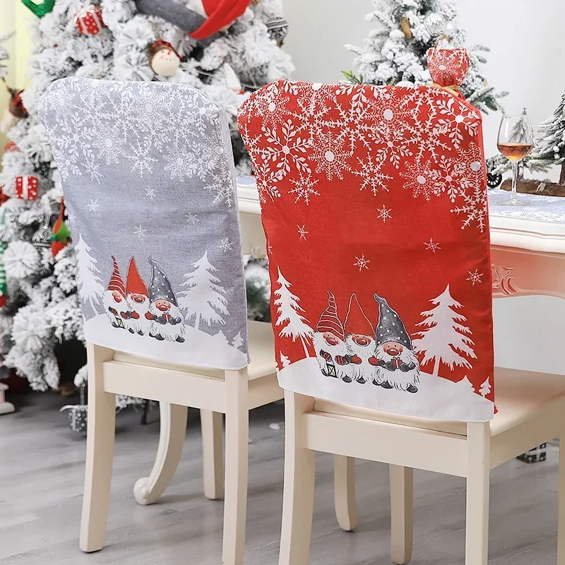 Christmas Chair Cover Dining Room Office Xmas Decorations Chair Covers Indoor Decor,Party Favor Supplies,Creative Novelty Gifts