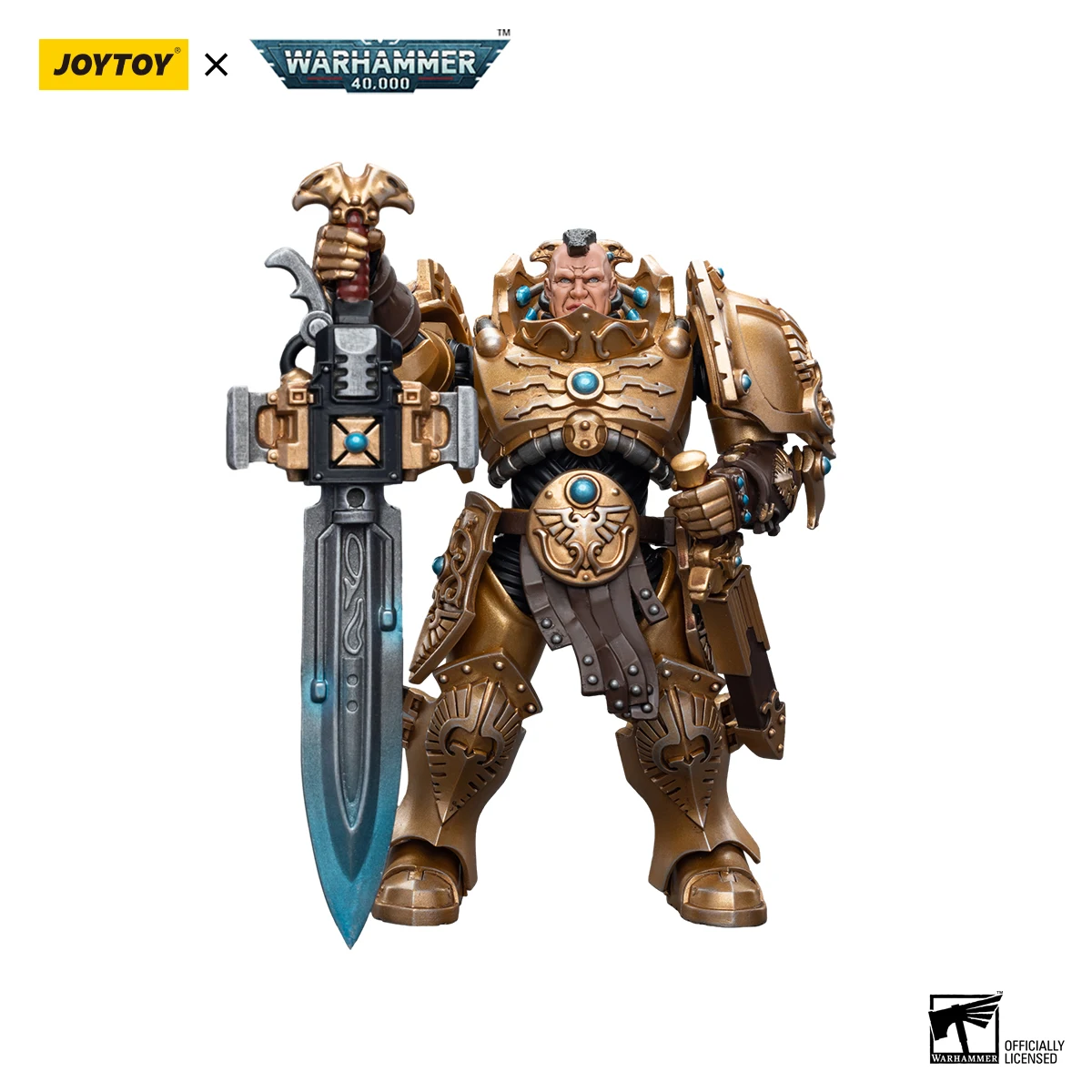 [IN-STOCK] JOYTOY Warhammer 40K 1/18 Action Figures Adeptus Custodes Custodian Guard Anime Collection Model Toy Free Shipping