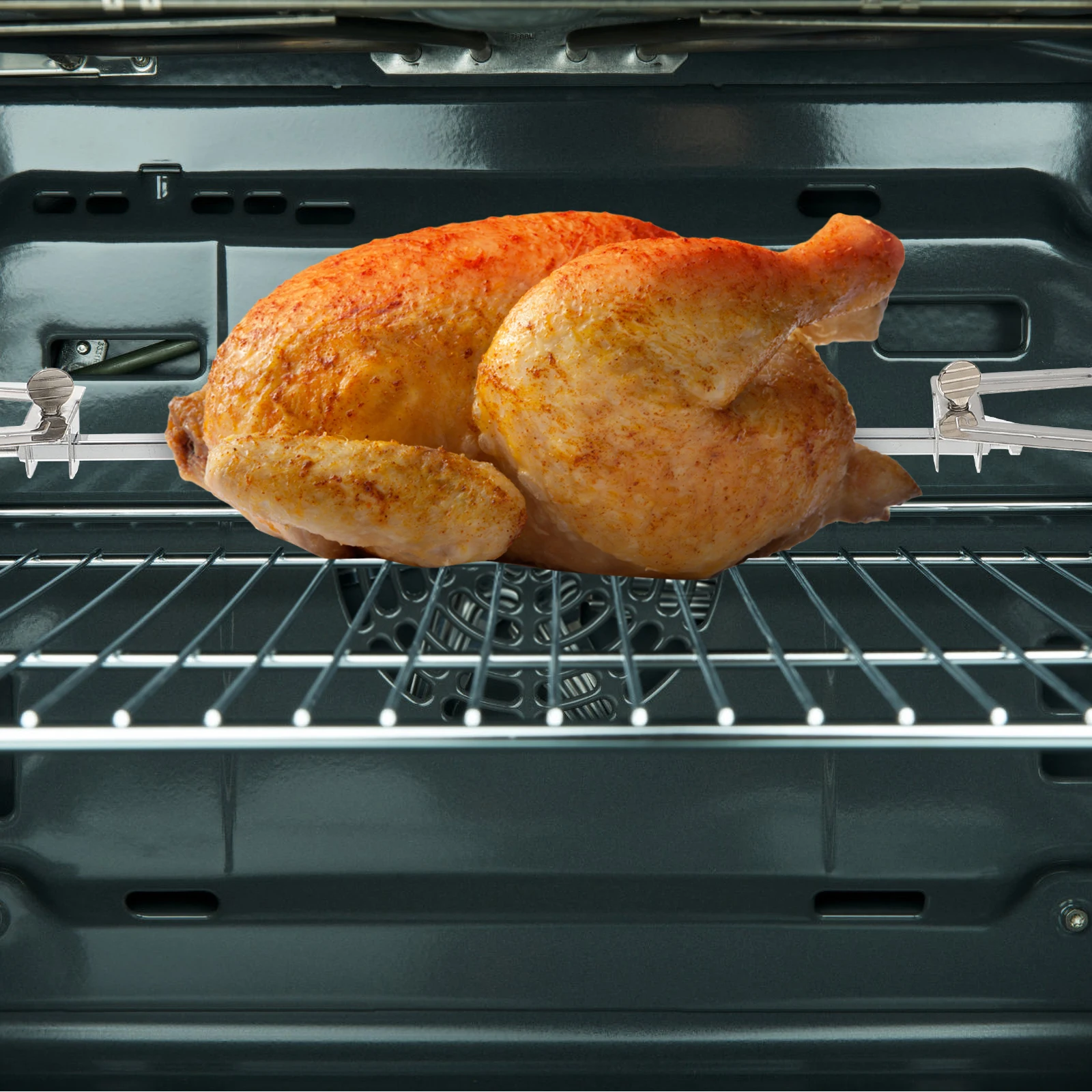 

Roast Chicken Fork Stainless Steel BBQ Grill Forks Outdoor Home Meat Forks Turkey Grilled Rotisserie Tools Kitchen Supplies