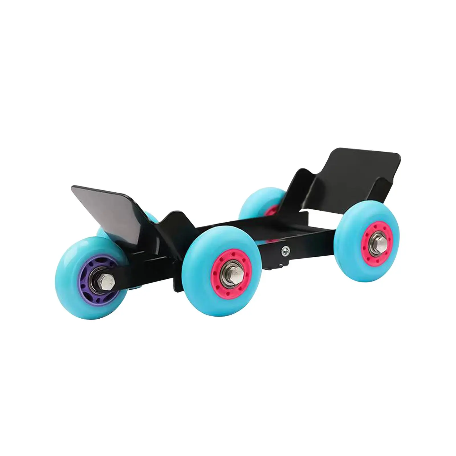 Motorcycle Tire Deflation Moving Carrier Heavy Duty Steel Wheel Trolley for Flat Tire Emergency Handling