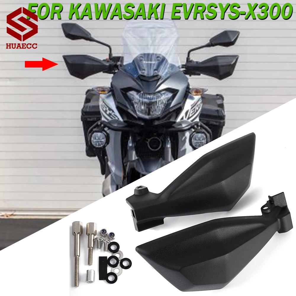 Handlebar Handguards Shield Guards for Kawasaki Versys-X 300 Versys 300X  X-300 X300 2017-2022 Hand Guard Wind Protector