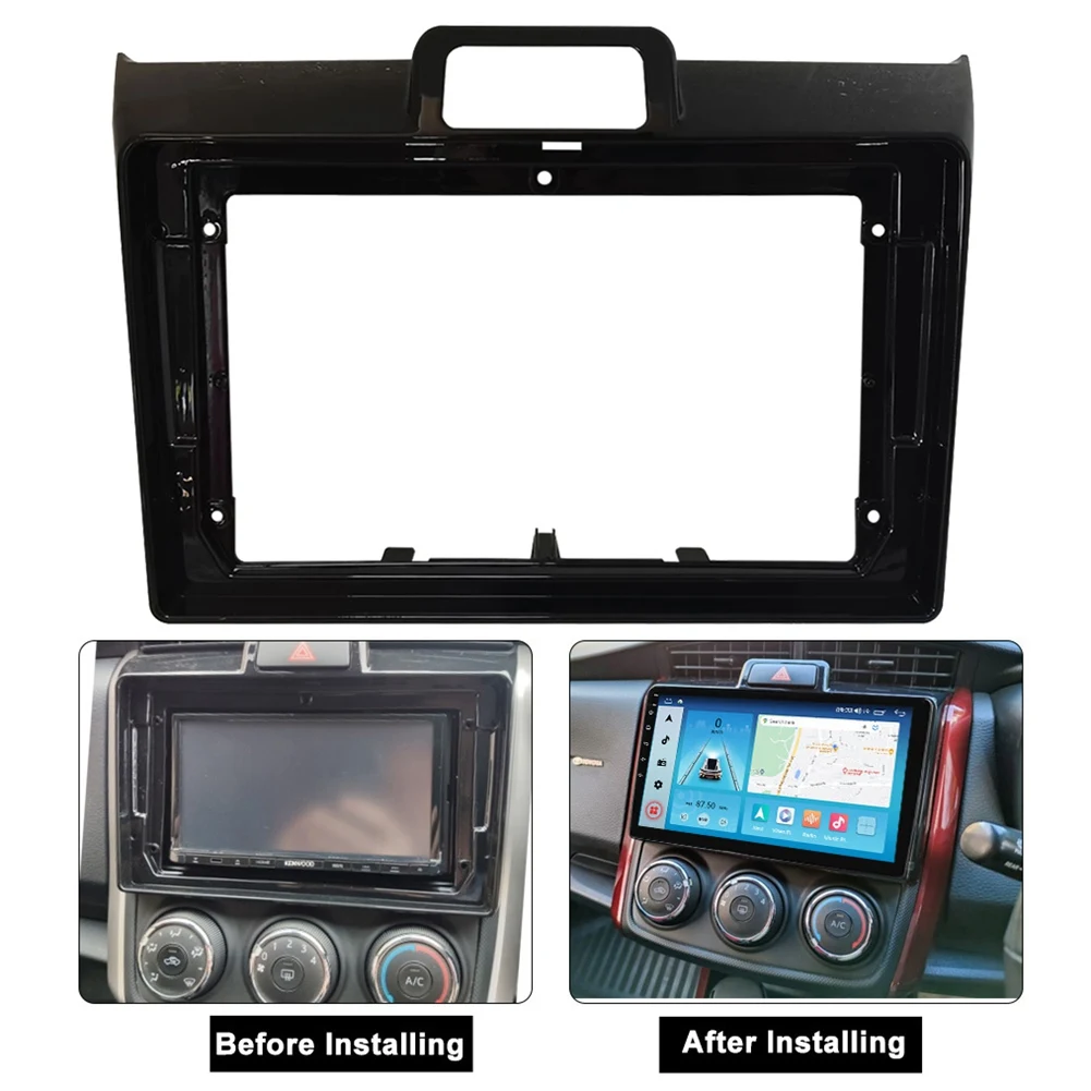 Car Radio Fascia for Toyota Corolla Axio Fielder 2015 DVD Stereo Frame Plate Adapter Mounting Dash Installation Bezel