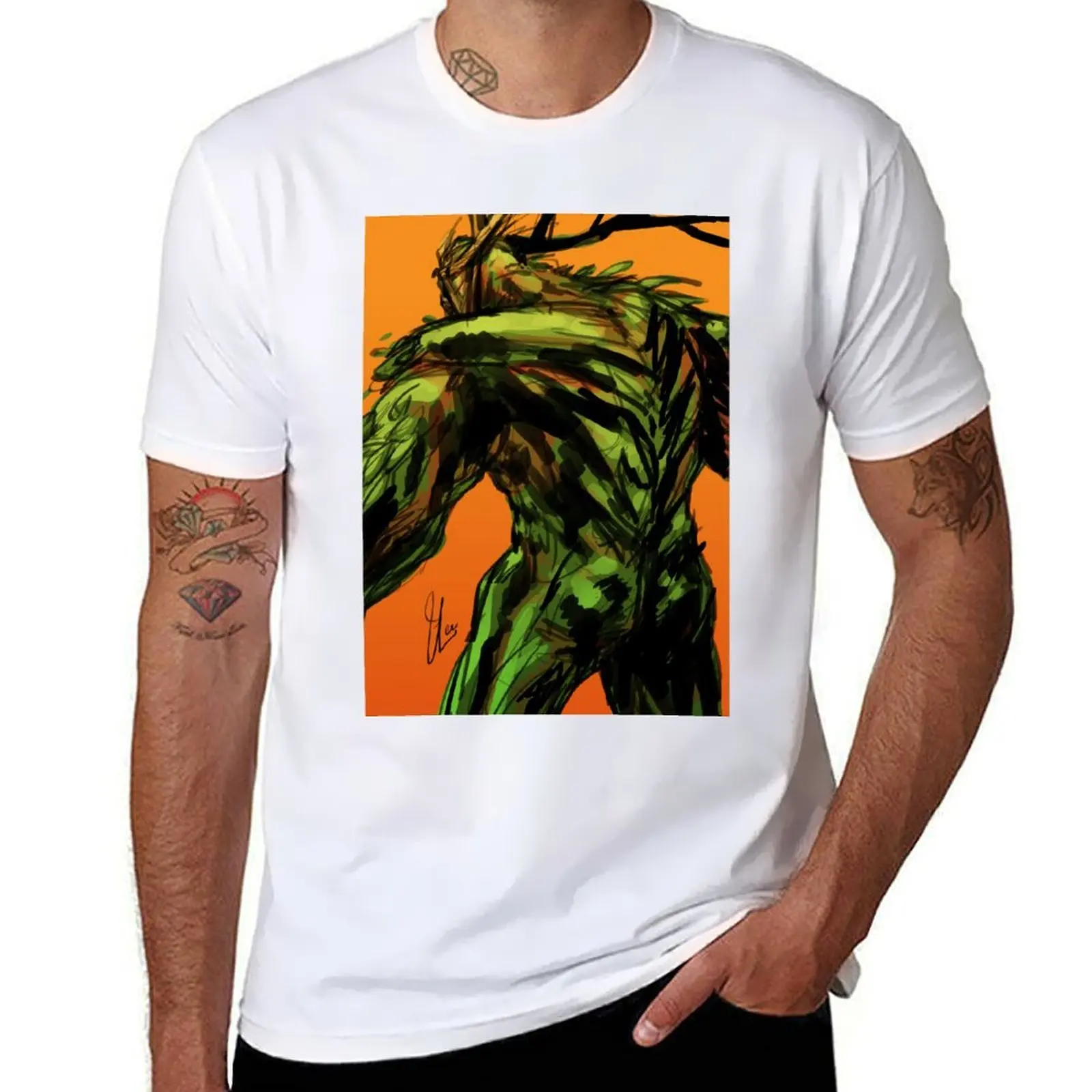 

Knight of the Green T-Shirt t shirt man plain mens graphic t shirts T-Shirt