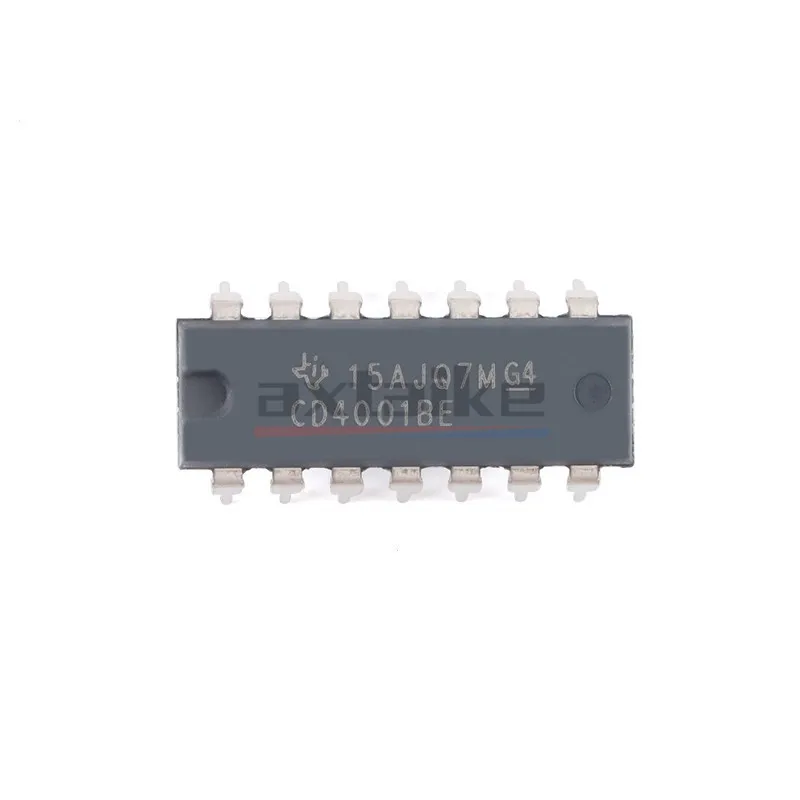 10PCS CD4001BE DIP-14 CD4001 HEF4001BP HCF4001 Quad 2 Input CMOS NOR Gates IC Logic Chip