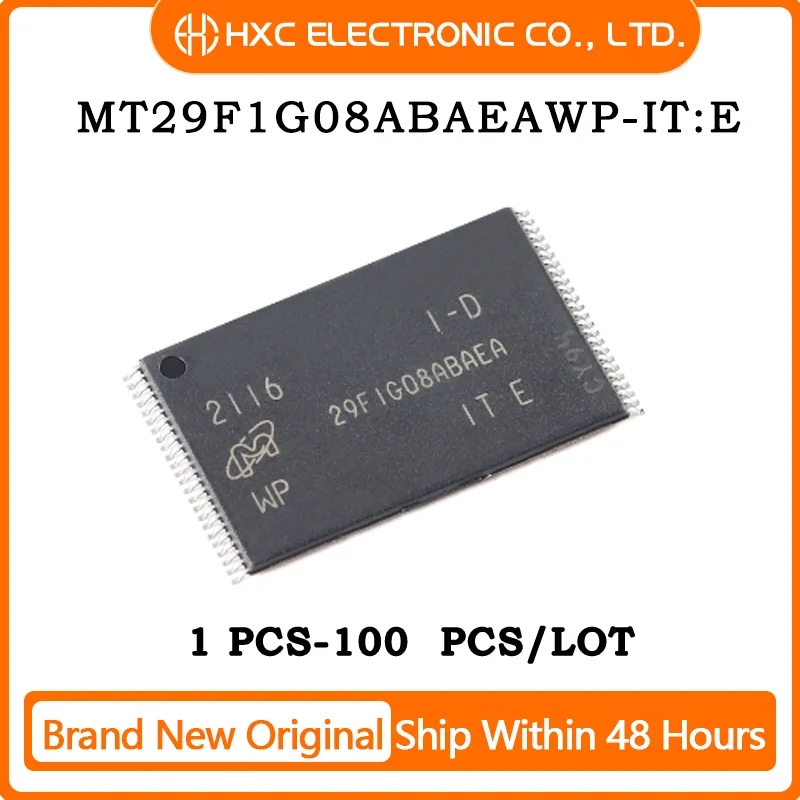 

Free Shipping 1PCS/10PCS/50PCS/100PCS MT29F1G08ABAEAWP-IT:E MT29F1G08ABAEAWP Brand New Original IC CHIP