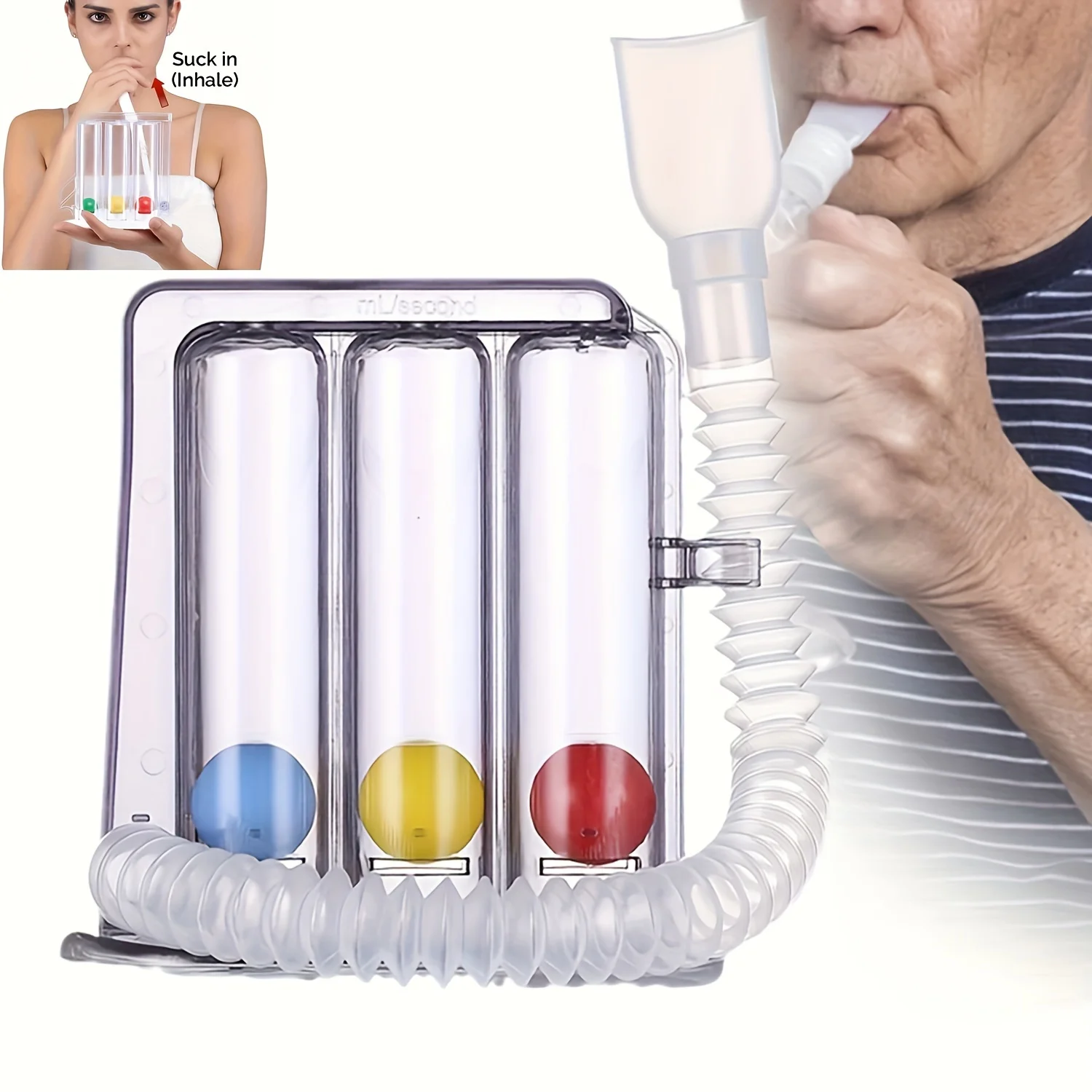 Deep Breathing Exerciser - Breath Exercise Measurement System