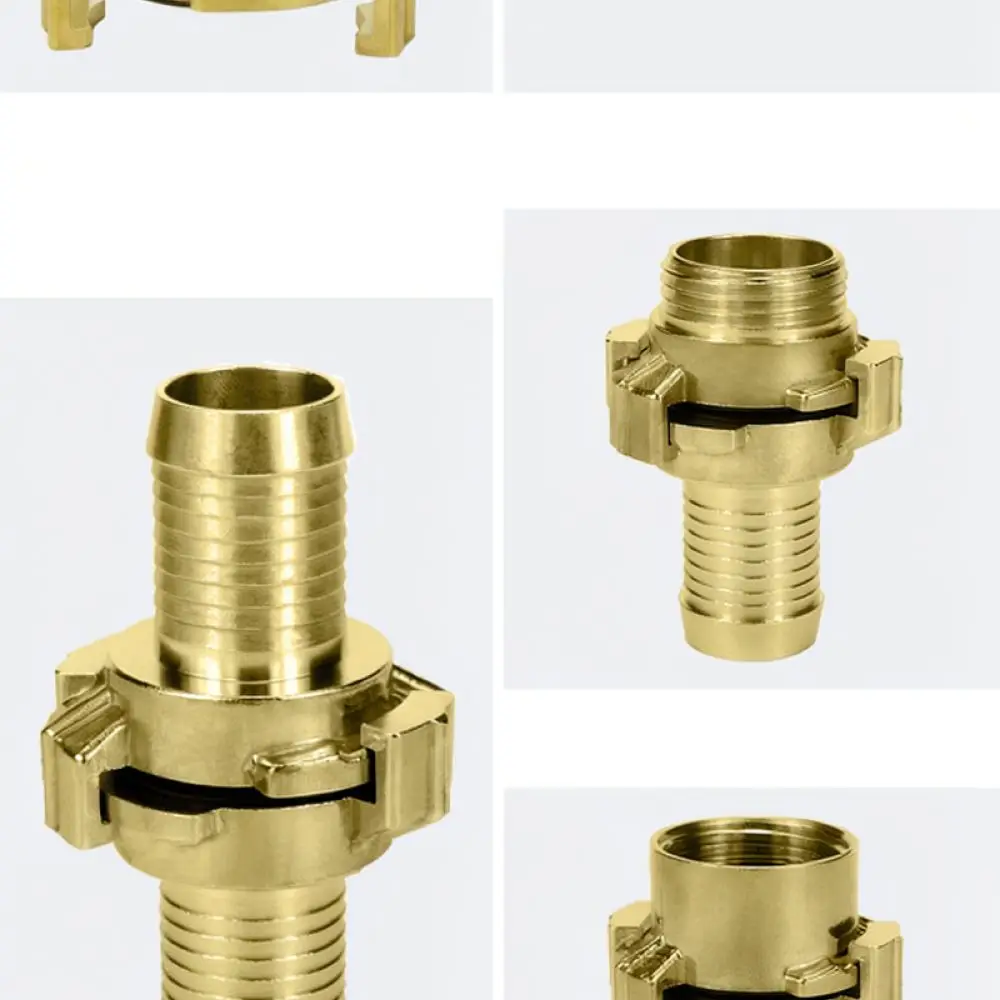 Brass Claw Air Hose Quick Coupler Male Thread Connector For For Riwoofluid Industrial Fluid Handling Powder Spraying Tool