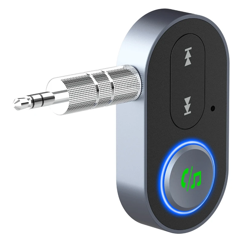 Adapter Bluetooth ze stereofoniczną transmisją głosową Samochodowy bezprzewodowy odbiornik Bluetooth 5.1 z kablem audio 3,5 mm