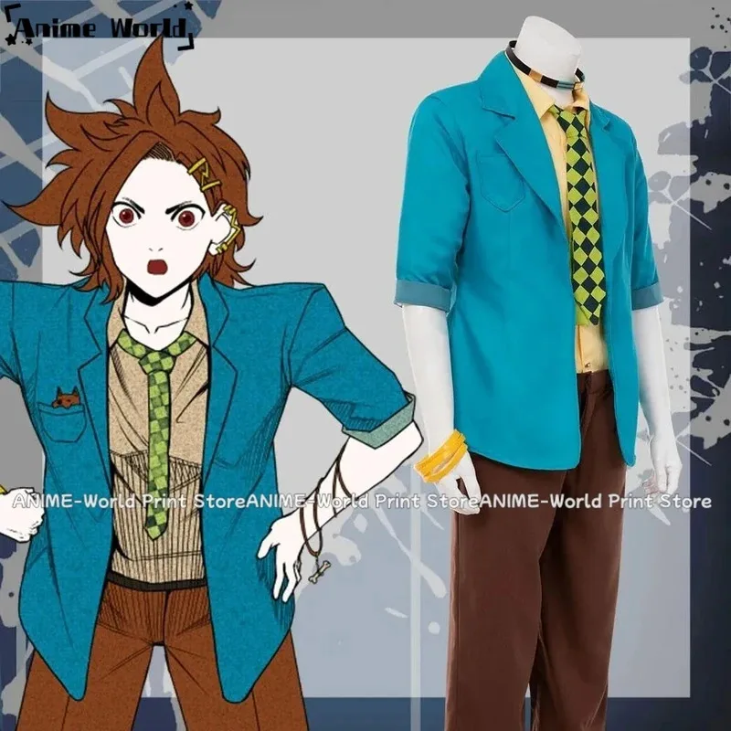 

New《Custom Size》Game Your Turn To Die Joe Tazuna Cosplay Costume5;c,6's.2;b'8,