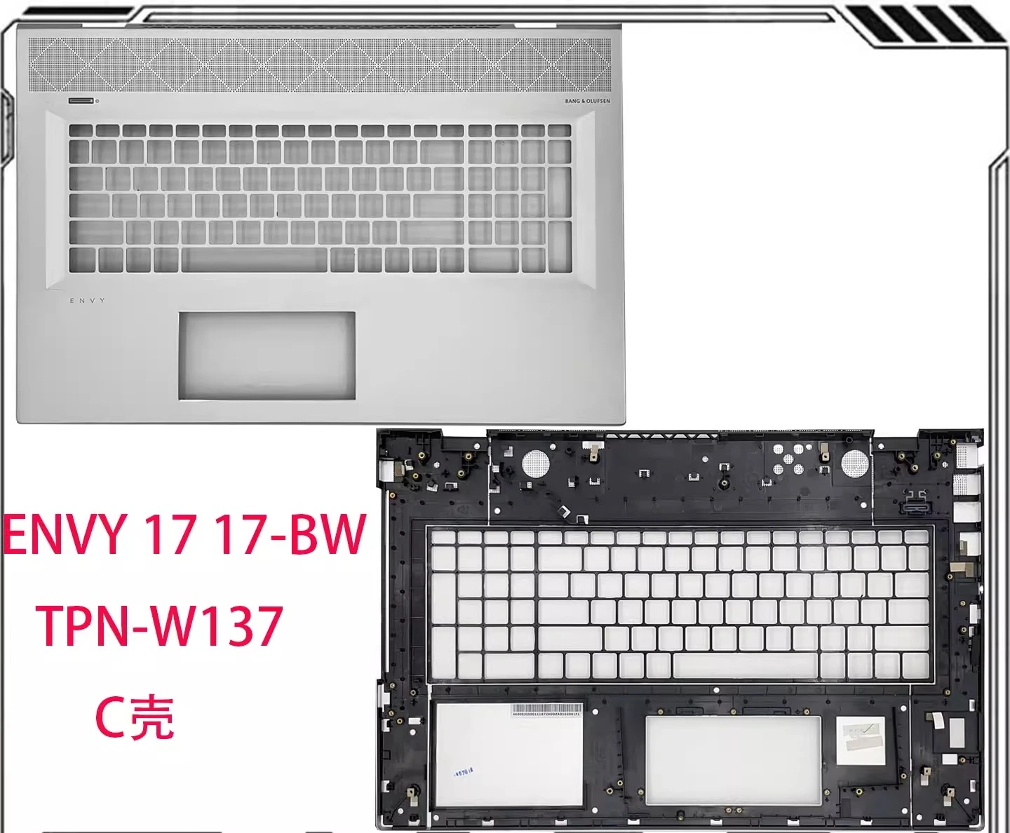 

Чехол для HP ENVY 17 17-BW TPN-W137 C, чехол-подставка для клавиатуры L20714-00