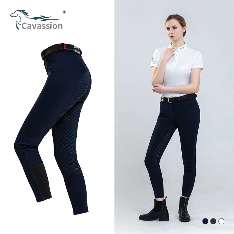 Summer full silicone breeches professional equestrian pants men's and women's riding breeches equestrian equipment8103028