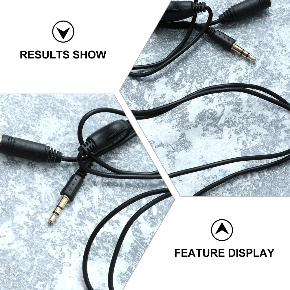 

Aux Cable 3.5mm Male to Female Audio Extension Wire Control Copper Core High Conductivity Noise-Free Aux Cord for Phone