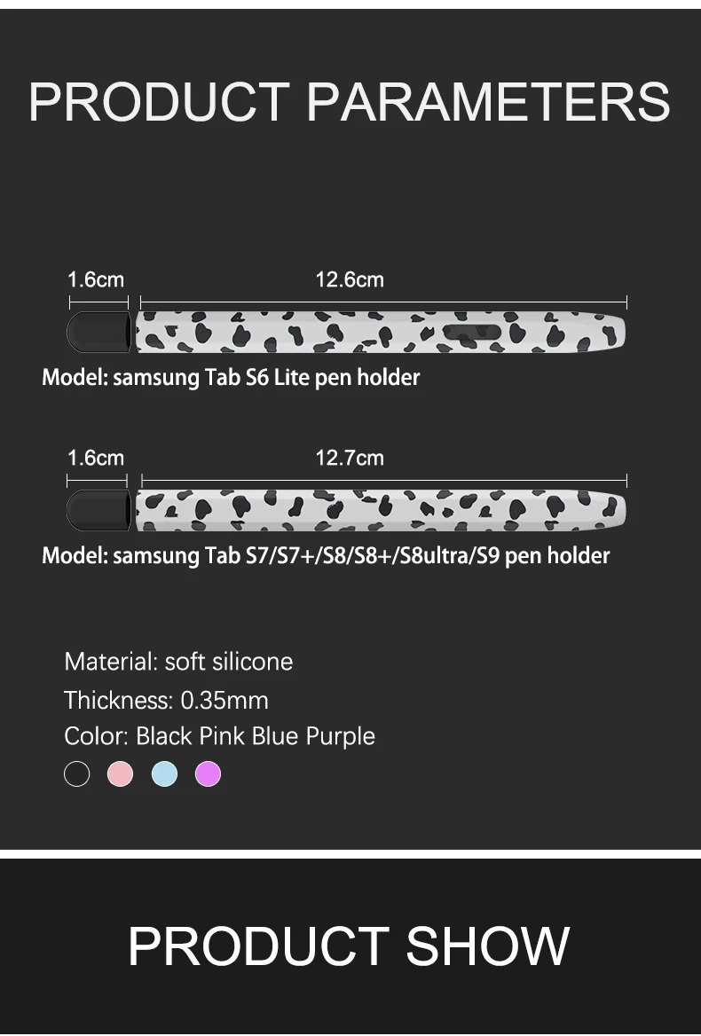 Federmäppchen Silikon Tablet Stylus Schutzhülle stoßfest für Samsung Galaxy Tab S6 Lite S7FE S8 Ultra S9 Plus – Detail 8