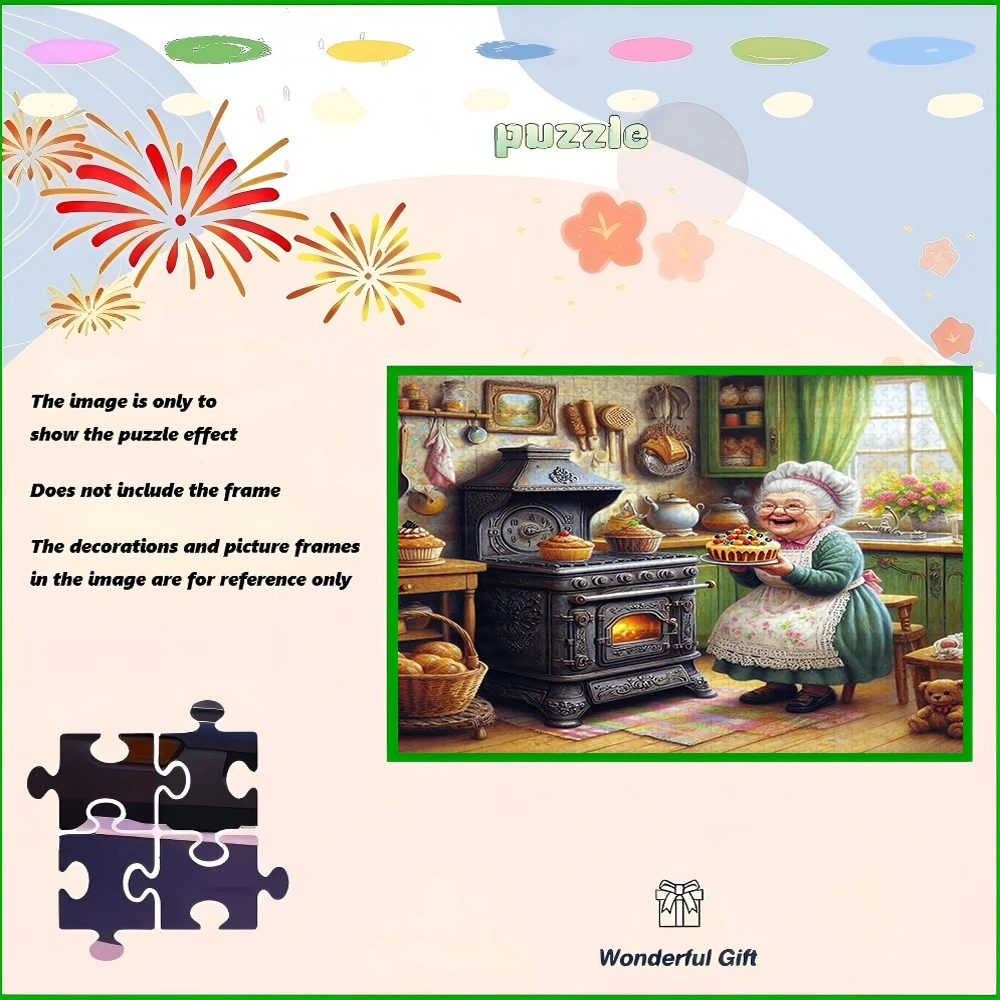 A high-quality 500/1000-piece puzzle, perfect for adults, is a fun family game that helps relieve stress and is great for birthd view 4