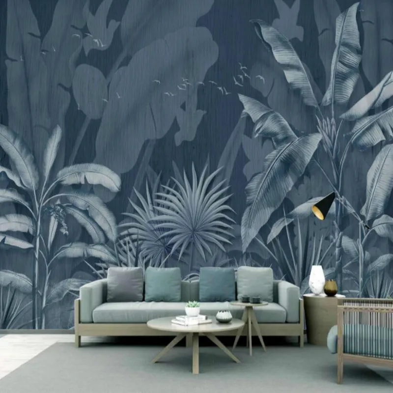 

Nordic Tropical Plantation 3D Mural Wallpapers for Living Room Office Industrial Decor Wall Paper 3D